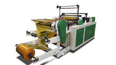 全自动生产弧形袋制袋机